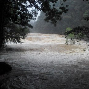 Semuc Champey inundado por el Río&nbsp;Cahabón