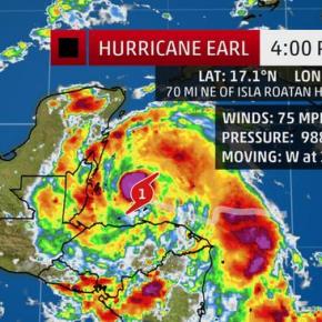 Huracán Earl Categoría&nbsp;1