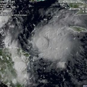 Earl podría llegar a Guatemala como&nbsp;Huracán