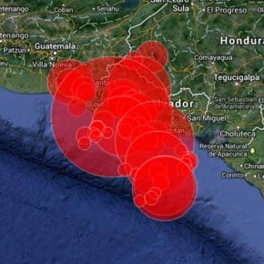 364 temblores por enjambre sísmico en El&nbsp;Salvador