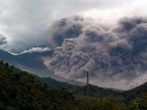 erupción