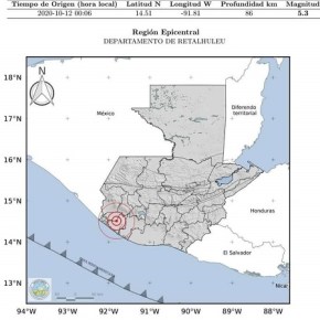 El INSIVUMEH registra 25 sismos en 24 horas, 3&nbsp;sensibles