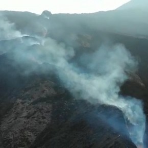 Flujo de lava del Volcán de Pacaya&nbsp;avanza