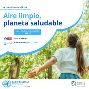 Foro: Aire limpio por un cielo&nbsp;azul