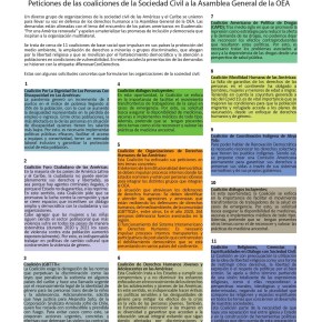 <strong>Peticiones de las coaliciones de la Sociedad Civil a la Asamblea General de la&nbsp;OEA</strong>